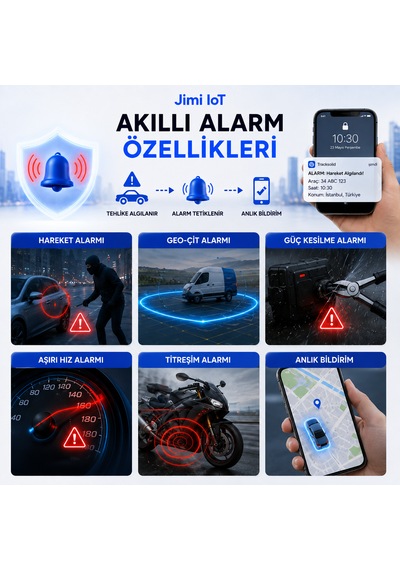 Jimiiot Jimi Iot Vl110c 4g Gps Araç Takip Cihazı Uzaktan Motor Durdurma 9-90v Ip65