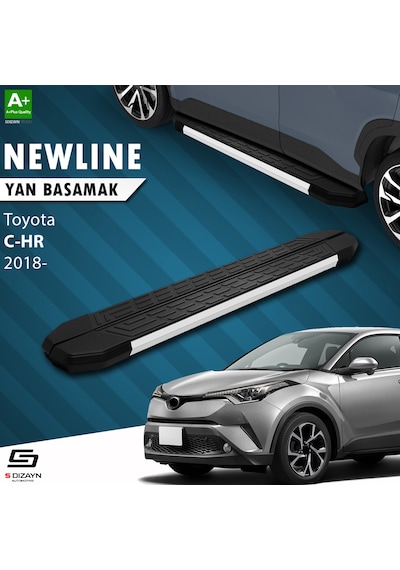 S-dizayn Toyota C-hr Newline Aluminyum Yan Basamak 173 Cm 2018 Üz