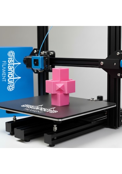 İstanbul Filament 3d Baskı Pla Filament Pembe Renk 1 Kg Ø 1,75mm 0,05 Mm Bambu Lab Uyumlu 1.75mm
