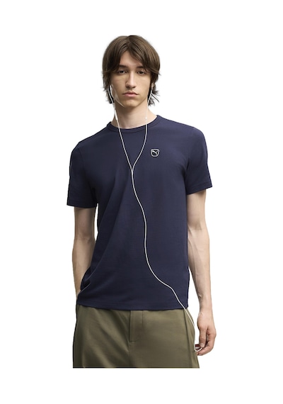 Puma Essentials Elevated Erkek Lacivert Günlük Stil T-shirt 69205406 Mavi