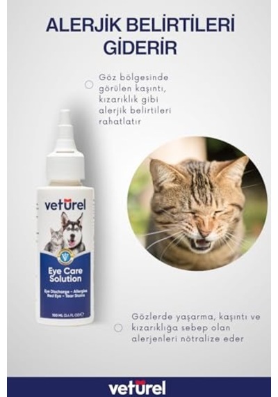 Veturel Göz Bakım Solüsyonu 2x100ml
