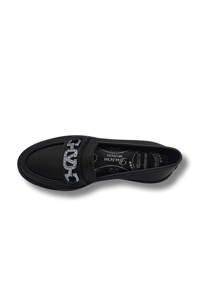 Tarzbu Kadın Siyah Taşlı Tokalı Rahat Comfort Taban Loafer Babet Ayakkabı Tarzkltopuklubabet1 1961 Sıyah Tarzbu Kadın Siyah Taşlı Tokalı Rahat Comfort Taban Loafer Babet Ayakkabı Tarzkltopuklubabet1 1961 Sıyah