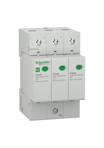 Schneider Electric EZ9L33345 45KA Parafudr 3 Kutuplu Kesinti Durdurucu