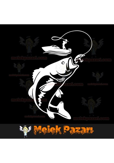 Balık Avı Oto Sticker