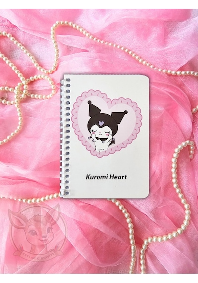 A6 Kuromi Not Defteri Ödev Defteri 10 Cm X 14 Cm 1 Adet Beyaz