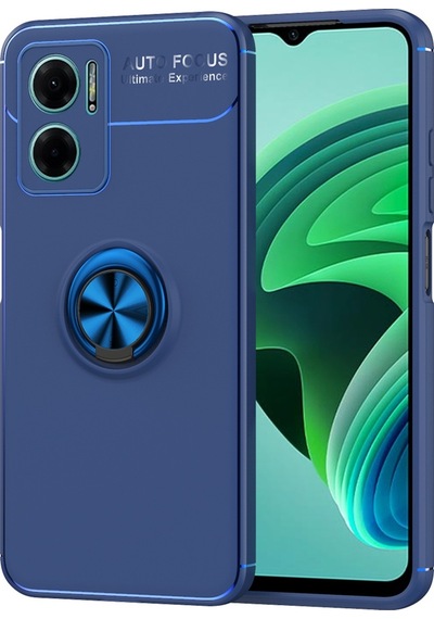 Xiaomi Redmi Note 11e Kılıf Zore Ravel Silikon Kapak Mavi