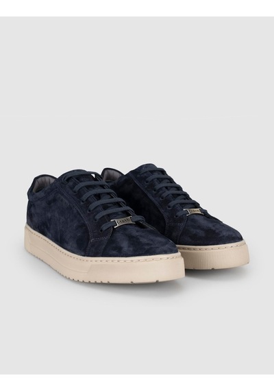 Cabani Lacivert Süet Hakiki Deri Erkek Casual Sneaker