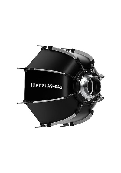 As-045 Izgaralı Ve Gridli Softbox, 45 Cm Siyah