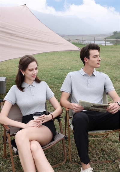 New Performance Premium Polo T-shirt %55,5 Polyester %40,9 Pamuk %3,6 Dut İpeği Gri