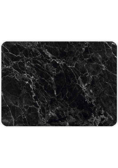 Siyah Mermer Görünümlü Cam Kesme Tahtası 30cm X 40cm Çok Renkli