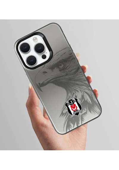 X Dekomus Lisanslı Beşiktaş Iphone 15 Pro Max Kartal Logo Telefon Kılıfı "dekomus Cep Defteri Hediyeli" Altın