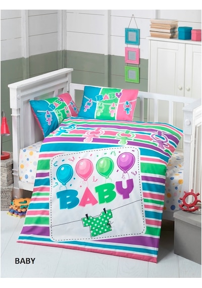 Komfort Home Bebek Uyku Seti %100 Pamuk (Yorgan Ve +2 Yastıklı) (425387457)