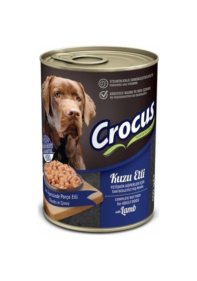 Crosus Yetişkin Köpek Kuzu Etli Yaş Mama 400 G