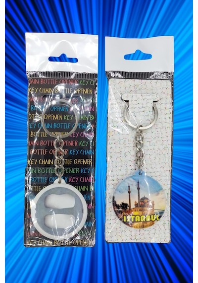 İstanbul Temalı Anahtarlık Kapak Açacak