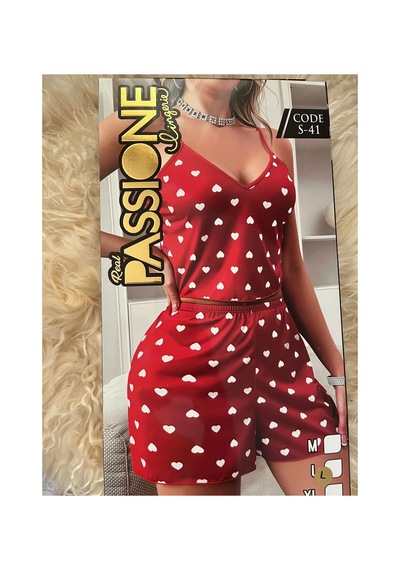 Passionies Pijama Takımı Kırmızı