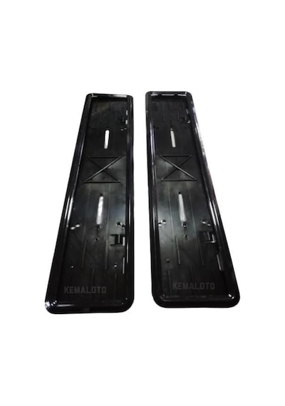 Siyah Plakalık Piano Black Plakalık 1 Takım 2 Adet