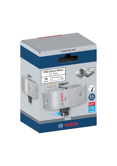 Bosch Pro 76 Mm Yaylı İnox Ve Çelik Kesim Panç 2608594465