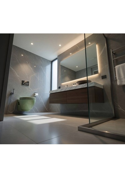 Ece Banyo - Ronda Design Fıstık Yeşili Asma Klozet Kapak Dahil Outlet - 7623-dl- Diğer
