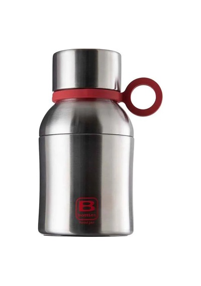 Bugatti Paslanmaz Çelik Mat Gümüş Rengi Yemek Termosu 500ml