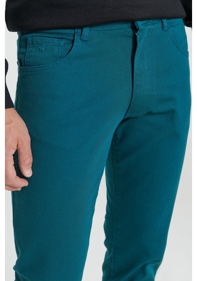 AC&Co / Altınyıldız Classics Erkek Petrol Comfort Fit Rahat Kesim 5 Cep Armürlü Pamuklu Pantolon Petrol AC&Co / Altınyıldız Classics Erkek Petrol Comfort Fit Rahat Kesim 5 Cep Armürlü Pamuklu Pantolon Petrol