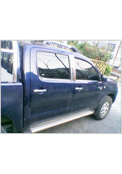 Toyota Uyumlu Hilux Krom Cam Çıtası 4 Prç P.Çelik 2005-2014 Arası