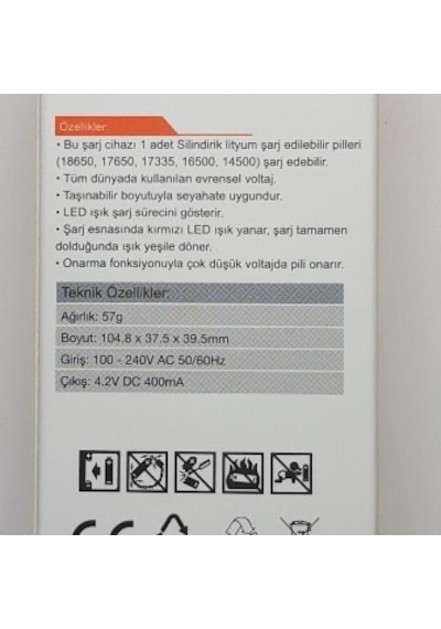 Avec Av 622 Lı On Pil Şarj Cihazı