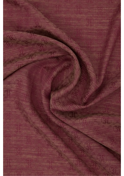 75x190 Cm K.pierre Cardin Logolu İpek Koton Jakar Etol Kiremit Kiremit