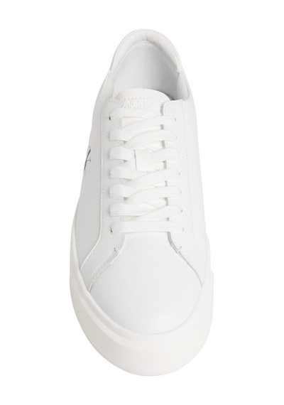 Calvin Klein Jeans Erkek Basket Cupsole Laceup Lth Ml Ayakkabı Ym0ym014600k4 Beyaz