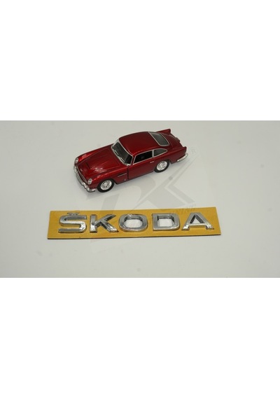 Skoda Bagaj Krom Abs 3M 3D Yazı Logo Amblem (549369393)
