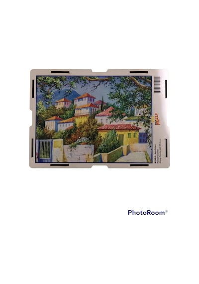 ADA EVLERİ 500 PARÇA AHŞAP PUZZLE