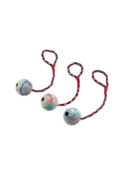 Kerbl Köpek Oyun Topları İpli ve Çıngıraklı Jumper 6 CM