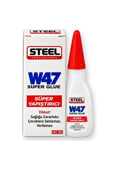 Steel W47 Japon Yapıştırıcısı 18 Gr