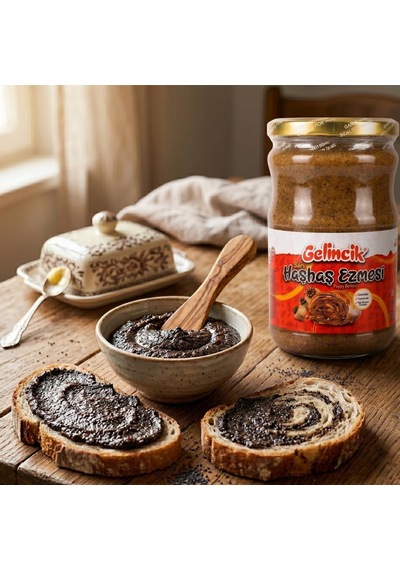 Katkısız Doğal Sarı Haşhaş Ezmesi 600 Gr Geleneksel Ve Yoğun Lezzet