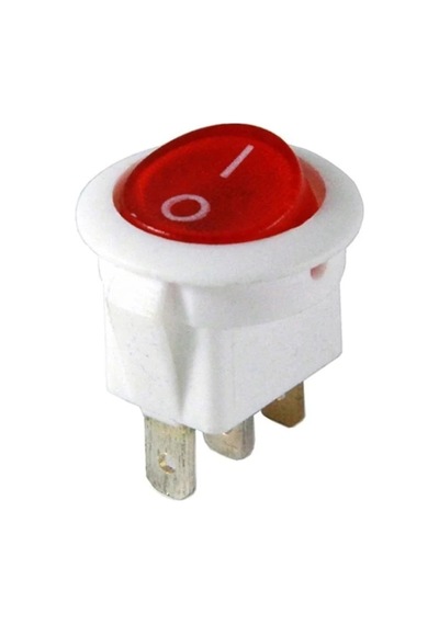 Lockway Ic-131-4 Yuvarlak Işıklı Anahtar 50 Adet