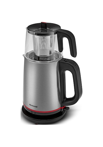 Homend Royaltea 1750H Cam Demlikli Çay Makinesi
