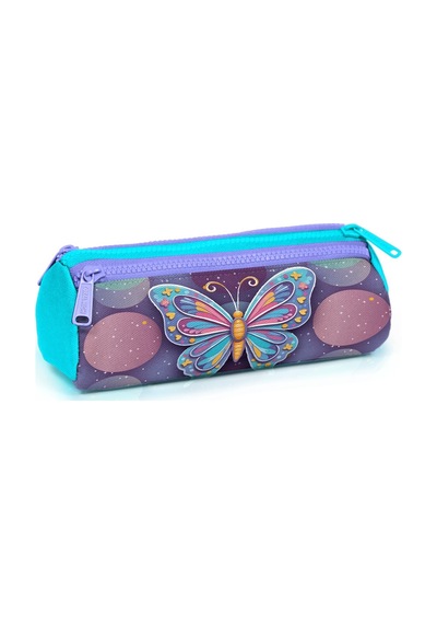 Kids Pastel Renkli Kelebek Desenli Desenli 3 Lü Okul Çanta Seti Set0133206 Çok Renkli