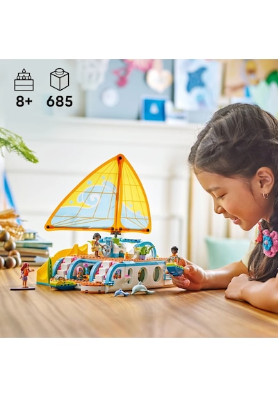 LEGO® Friends Gezi Teknesi Macerası 42664 - 8 Yaş ve Üzeri Çocuklar için Yaratıcı Oyuncak Yapım Seti (685 Parça)