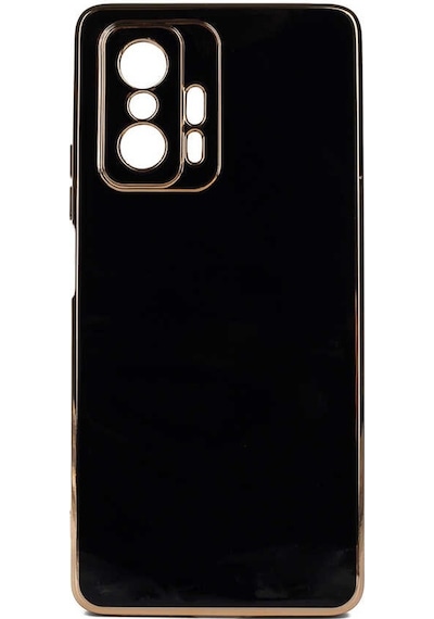 Xiaomi Mi 11t Pro 5g Kılıf Parlak Kenarlı Altın Işlemeli Kamera Korumalı Kapak Bark