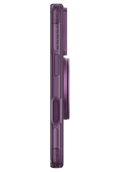 Apple iPhone Uyumlu 18 Pro Max Kılıf M-safe Özellikli Yüzük Standlı Amazingthing Titan Pro Grip Ring Serisi Mor