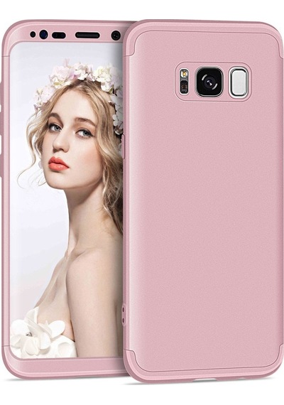 Samsung Galaxy Uyumlu S8 Kilif 3 Parçali 360 Tam Korumali Gkk Kapak 393153175