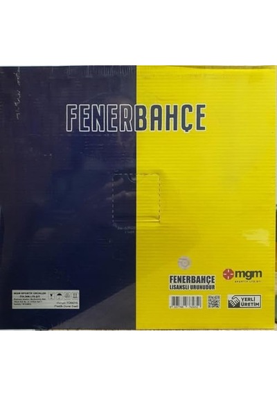 Fenerbahçe Lisanslı Duvar Saati Yazılı 0240-keçe-şekilli-48cm
