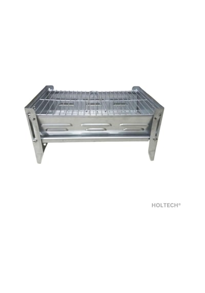 Holtech Portatif Çantalı Katlanır Paslanmaz Taşınabilir Çelik Mangal Fonksiyonel Izgaralı Barbekü Çok Renkli