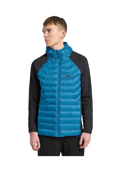 Jack Wolfskın Jack Wolfskin Routeburn Pro Hybrid Erkek Mavi Outdoor Ceketi 8026