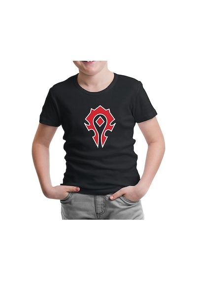 Lord Tshirt World Warcraft - Logo Siyah Çocuk Tshirt