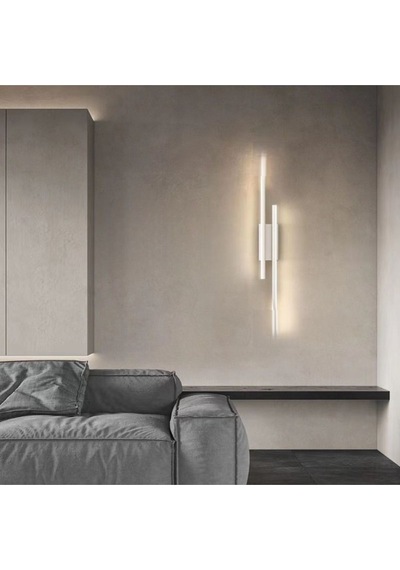 Çift Nova Model Led Beyaz Işık Ultra Power Led Avize Aplik Avizeb