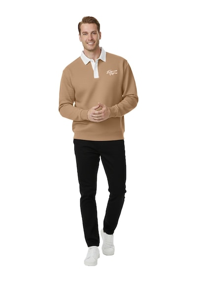 Deepsea Erkek Camel Relax Fit İçi Polarlı Polo Yaka Sweatshirt Pamuklu Kalın Sweatshirt 2600762 Camel Deepsea Erkek Camel Relax Fit İçi Polarlı Polo Yaka Sweatshirt Pamuklu Kalın Sweatshirt 2600762 Camel