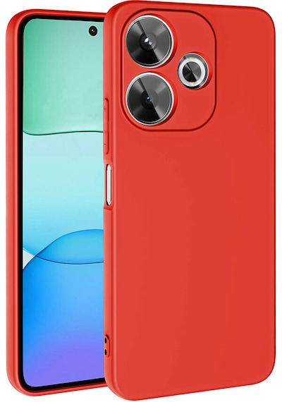 Xiaomi Redmi 13 4g Kılıf Zore Mara Lansman Kapak Kırmızı