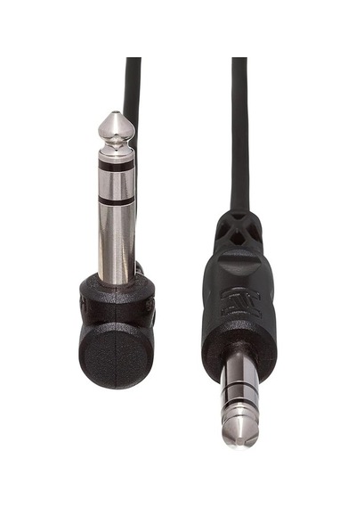 Hosa 1/4 İnç Trs M - 1/4 İnç 90 Açılı Trs M Balanslı Kablo 1.5 M Css-105r