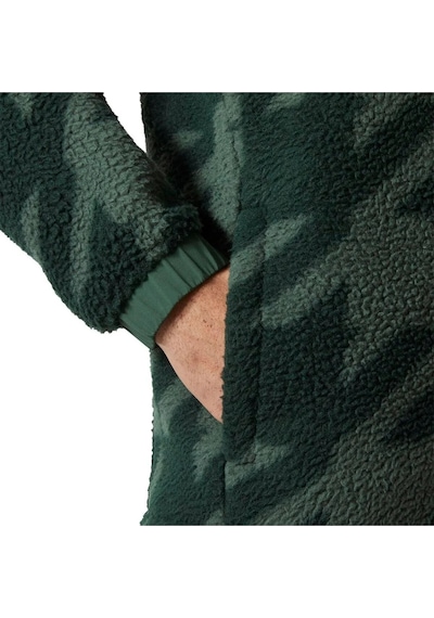 Helly Hansen Panorama Printed Pile Snap Erkek Yşl Yeşil
