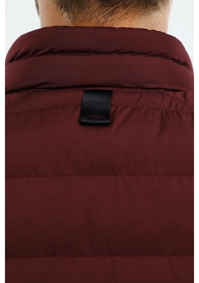 Maraton Regular Erkek Dik Yaka Bordo Yelek Bordo